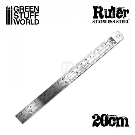 Green Stuff World: Oceľové pravítko - 20 cm